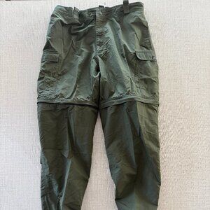 Mocean Tactical Green Zip-Off Pants, XXL, Long, 36 Waist